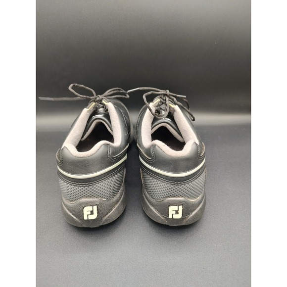 FootJoy GreenJoys Mens Golf Shoes Black Silver Spiked 58038 Size‎ 8 M main image 5